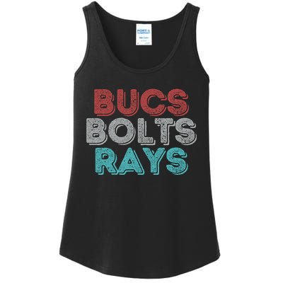 Vintage Bucs Bolts Rays Ladies Essential Tank