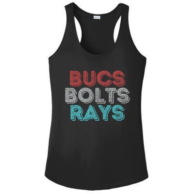 Vintage Bucs Bolts Rays Ladies PosiCharge Competitor Racerback Tank