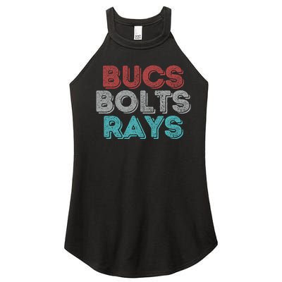 Vintage Bucs Bolts Rays Women's Perfect Tri Rocker Tank