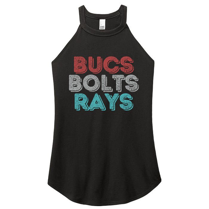 Vintage Bucs Bolts Rays Women's Perfect Tri Rocker Tank