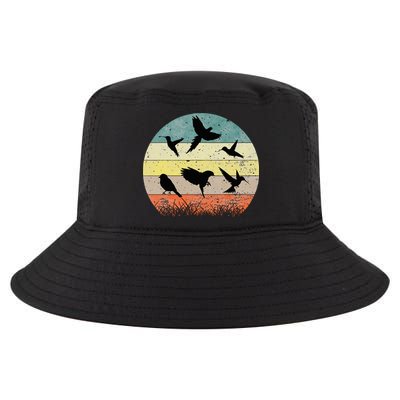 Vintage Birding Bird Watching Bird Watcher Bird Cool Comfort Performance Bucket Hat