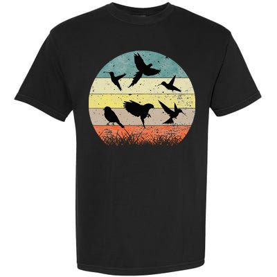 Vintage Birding Bird Watching Bird Watcher Bird Garment-Dyed Heavyweight T-Shirt