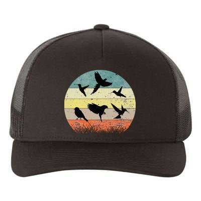 Vintage Birding Bird Watching Bird Watcher Bird Yupoong Adult 5-Panel Trucker Hat