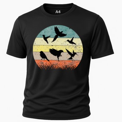 Vintage Birding Bird Watching Bird Watcher Bird Performance Shirt