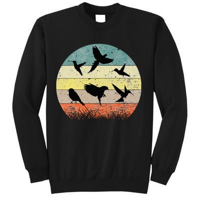 Vintage Birding Bird Watching Bird Watcher Bird Sweatshirt