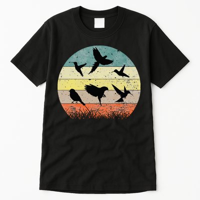 Vintage Birding Bird Watching Bird Watcher Bird Tall T-Shirt
