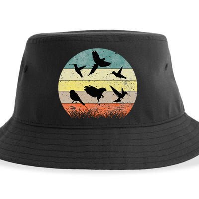 Vintage Birding Bird Watching Bird Watcher Bird Sustainable Bucket Hat