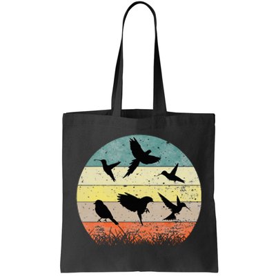 Vintage Birding Bird Watching Bird Watcher Bird Tote Bag