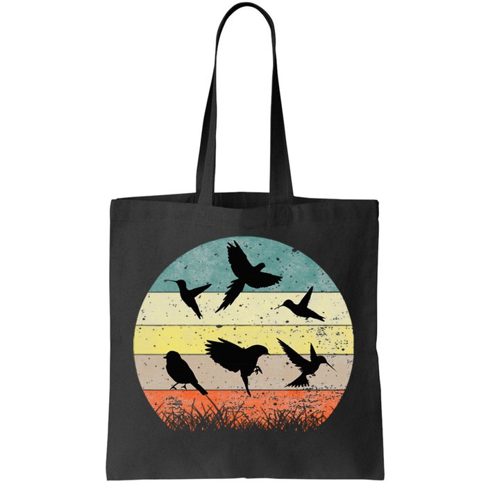 Vintage Birding Bird Watching Bird Watcher Bird Tote Bag