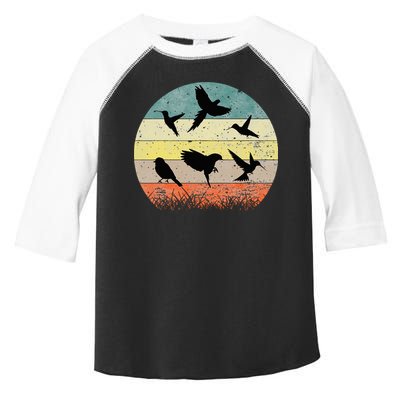 Vintage Birding Bird Watching Bird Watcher Bird Toddler Fine Jersey T-Shirt