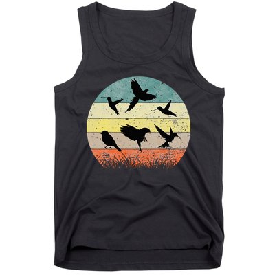 Vintage Birding Bird Watching Bird Watcher Bird Tank Top