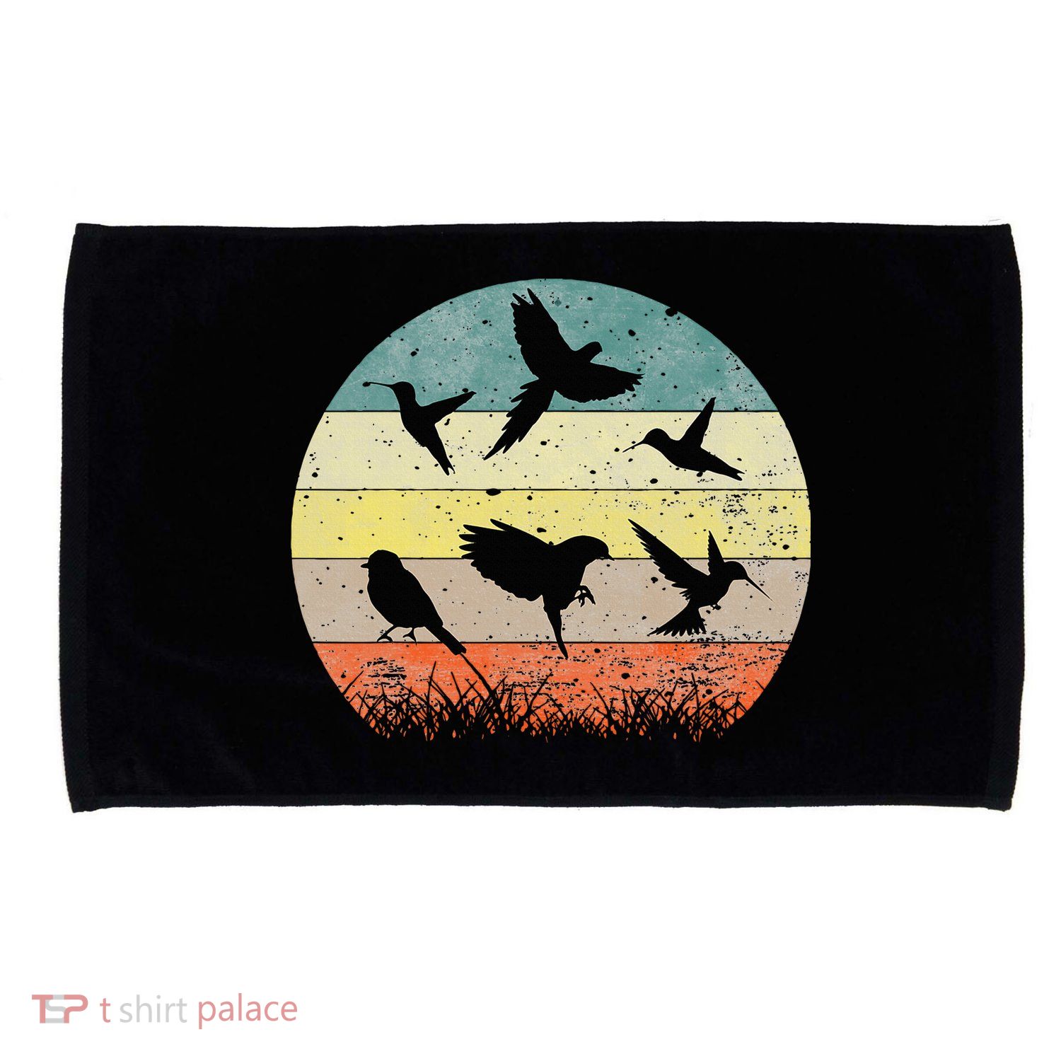 Vintage Birding Bird Watching Bird Watcher Bird Microfiber Hand Towel