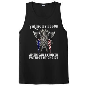 Viking By Blood American By Birth Patriot By Choice PosiCharge Competitor Tank