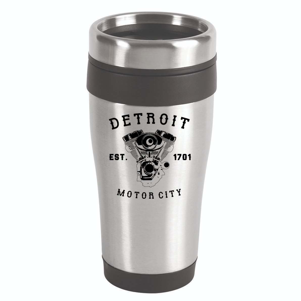 Vintage Big Block Detroit Motor City Michigan Car Enthusiast Cool Gift 16oz Travel Tumbler