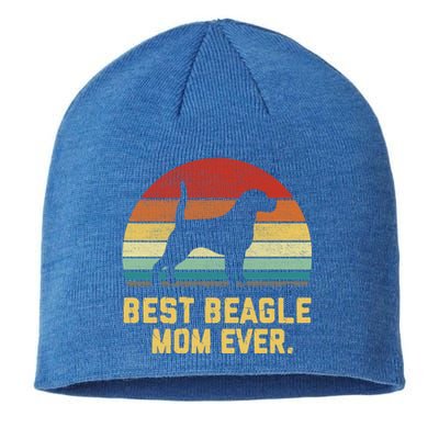 Vintage Best Beagle Mom Ever Gift Sustainable Beanie