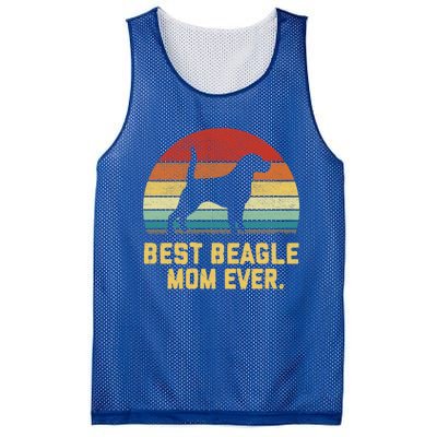 Vintage Best Beagle Mom Ever Gift Mesh Reversible Basketball Jersey Tank