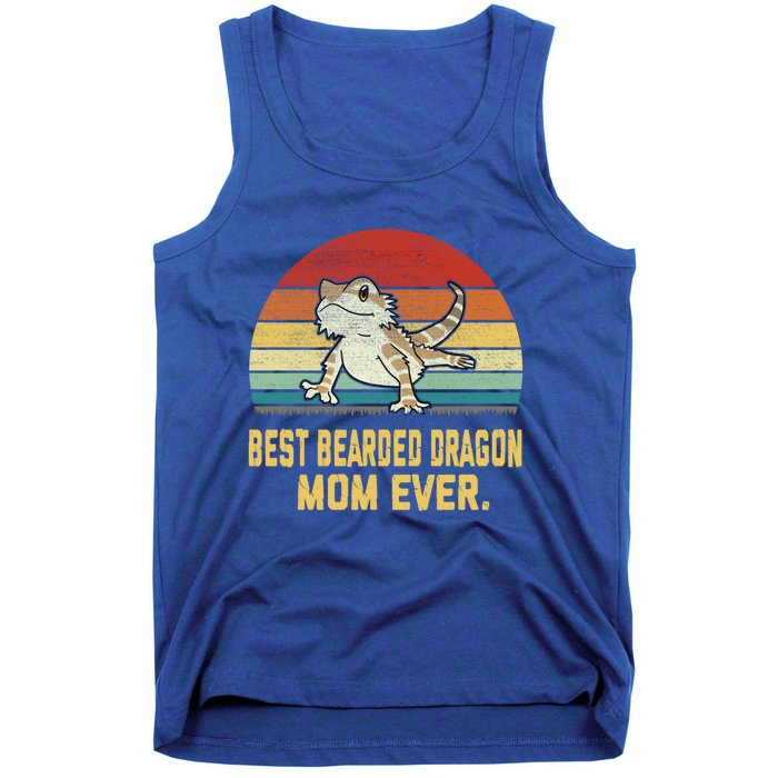 Vintage Best Bearded Dragon Mom Ever Gift Tank Top