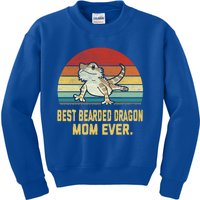 Vintage Best Bearded Dragon Mom Ever Gift Kids Sweatshirt