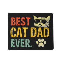 Vintage Best Cat Dad Ever Cat Daddy Gift Mousepad