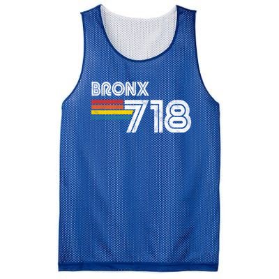 Vintage Bronx Cool Gift Proud 718 New York City State Gift Great Gift Mesh Reversible Basketball Jersey Tank