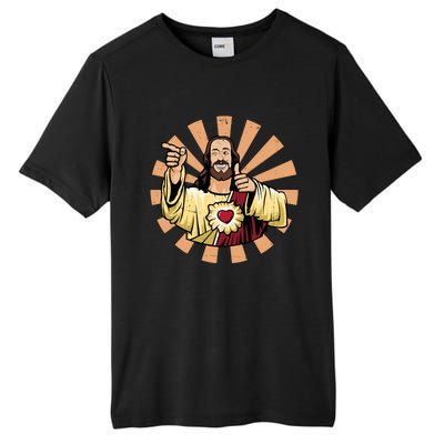 Vintage Buddy Christ Tall Fusion ChromaSoft Performance T-Shirt