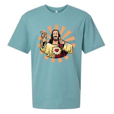 Vintage Buddy Christ Sueded Cloud Jersey T-Shirt