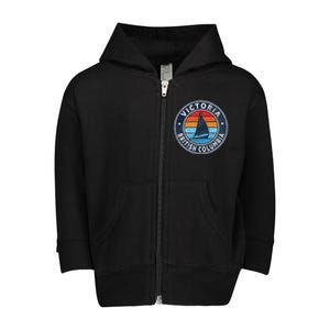 Victoria British Columbia Bc Toddler Zip Fleece Hoodie