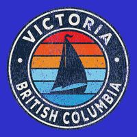 Victoria British Columbia Bc Stripe Pom Pom Beanie
