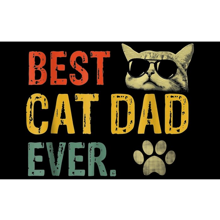 Vintage Best Cat Dad Ever Cat Daddy Gift shirt Bumper Sticker