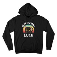 Vintage Best Cat Mom Ever Cat Tee For Women Funny Cat Hoodie