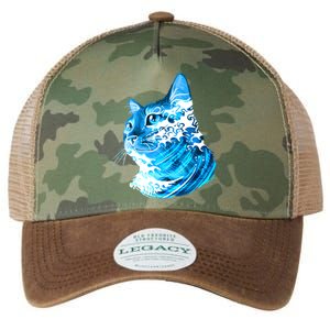 Vote Blue Cat Wave For Kamala Harris 2024 Election Legacy Tie Dye Trucker Hat