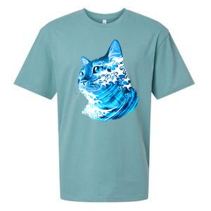 Vote Blue Cat Wave For Kamala Harris 2024 Election Sueded Cloud Jersey T-Shirt