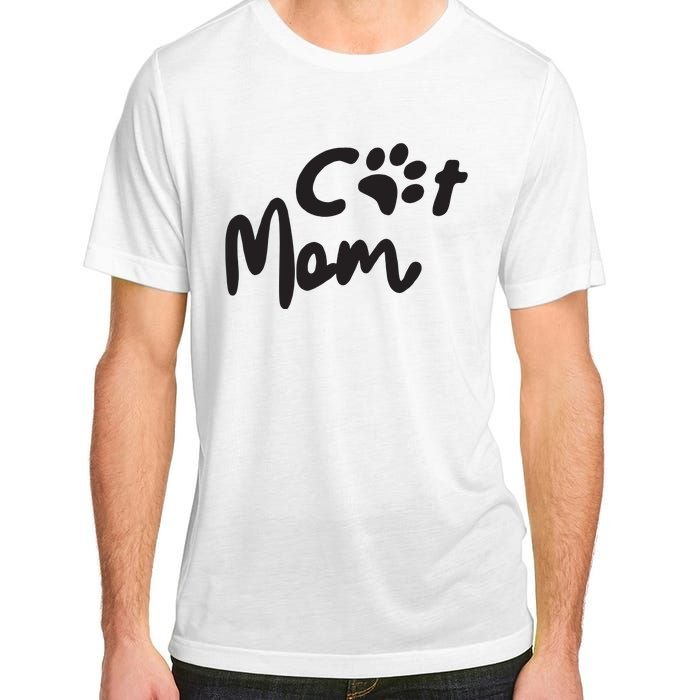 Vintage Best Cat Mom Ever Bump Fit Mothers Day Sweatshirt Adult ChromaSoft Performance T-Shirt