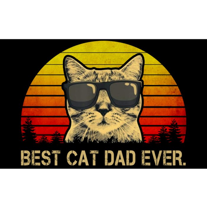 Vintage Best Cat Dad Ever Cat Daddy Father Bumper Sticker