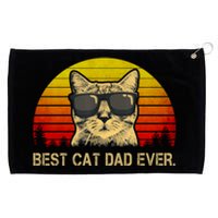 Vintage Best Cat Dad Ever Cat Daddy Father Grommeted Golf Towel