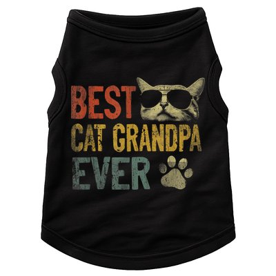 Vintage Best Cat Grandpa Ever TShirt Cat Grandpa Father's D TShirt Doggie Tank