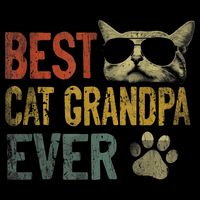 Vintage Best Cat Grandpa Ever TShirt Cat Grandpa Father's D TShirt Tall T-Shirt