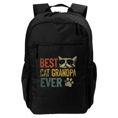 Vintage Best Cat Grandpa Ever TShirt Cat Grandpa Father's D TShirt Backpack