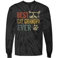 Vintage Best Cat Grandpa Ever TShirt Cat Grandpa Father's D TShirt Tie-Dye Long Sleeve Shirt