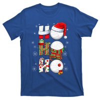 Volleyball Ball Christmas Ho Ho Ho Santa Reindeer Elf Gift T-Shirt