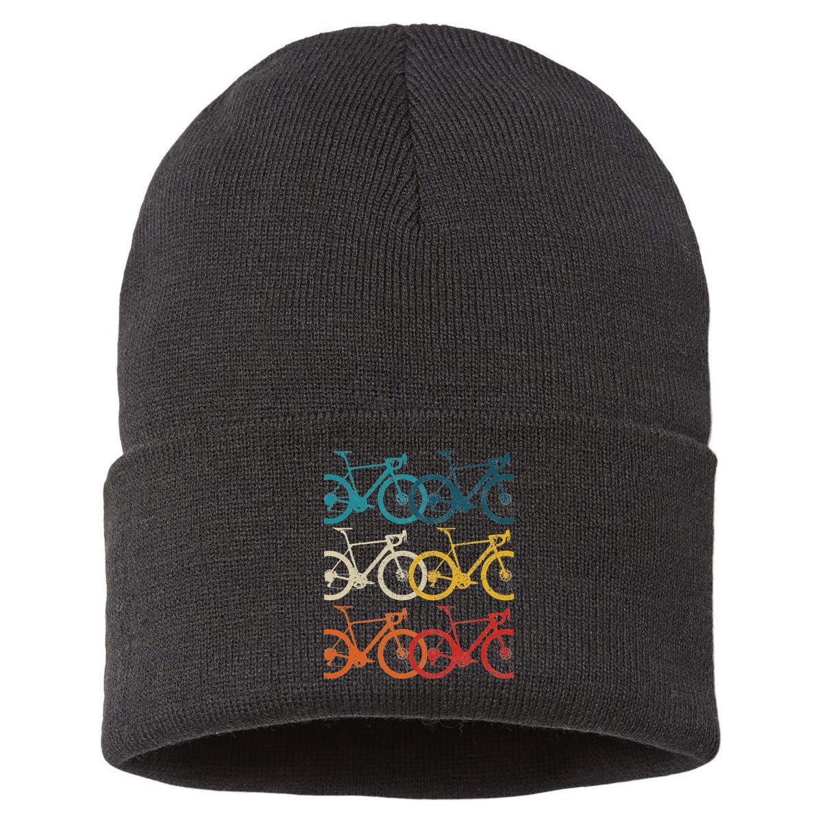 Vintage Bike Cycling Road Bike Road Bike Bicycle Cyclist Sustainable Knit Beanie