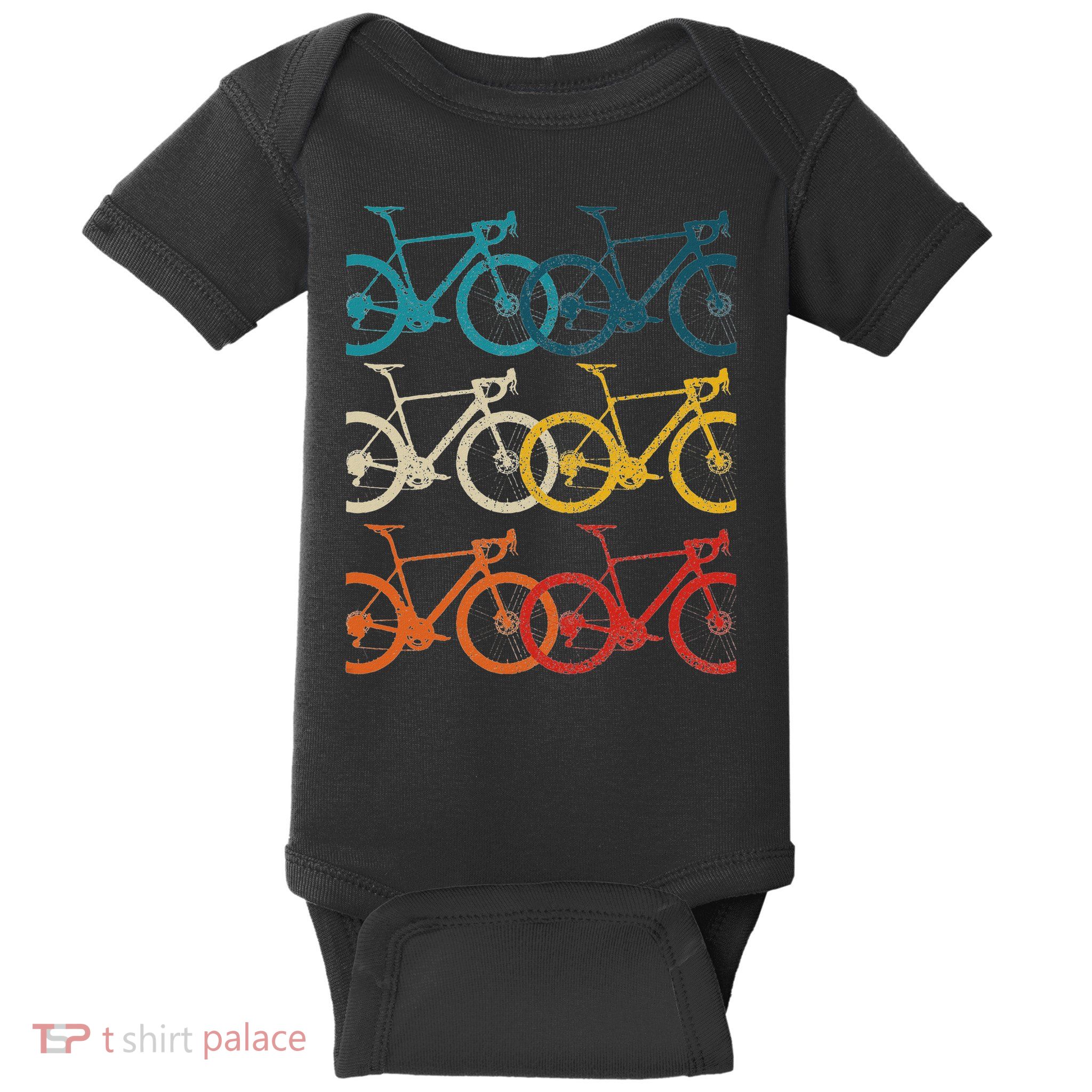 Vintage Bike Cycling Road Bike Road Bike Bicycle Cyclist Baby Bodysuit
