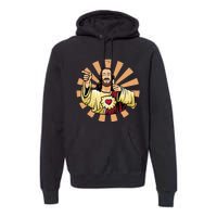 Vintage Buddy Christ Premium Hoodie