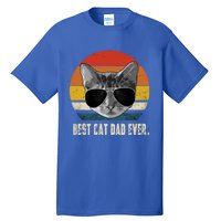 Vintage Best Cat Dad Ever Retro Cat Daddy FatherS Day Tall T-Shirt