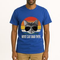 Vintage Best Cat Dad Ever Retro Cat Daddy FatherS Day Tall T-Shirt