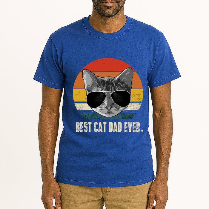 Vintage Best Cat Dad Ever Retro Cat Daddy FatherS Day Tall T-Shirt