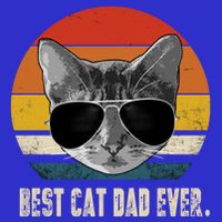Vintage Best Cat Dad Ever Retro Cat Daddy FatherS Day Toddler T-Shirt