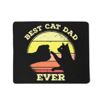 Vintage Best Cat Dad Ever Cat Daddy Gift Mousepad