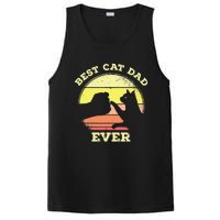 Vintage Best Cat Dad Ever Cat Daddy Gift PosiCharge Competitor Tank