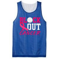 Volleyball Breast Cancer Awareness Block Out Cancer Mesh Reversible Basketball Jersey Tank